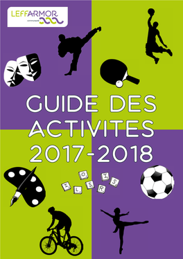 Guide Des Activites 2017-2018 EDITO
