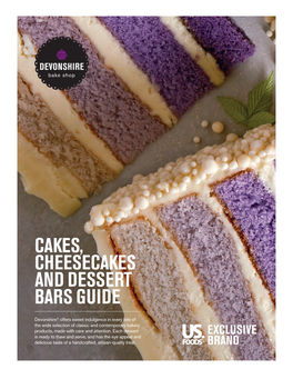 Cakes, Cheesecakes and Dessert Bars Guide