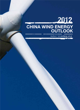 China Wind Energy Outlook 2012