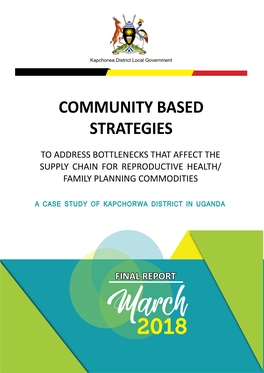 Community Based Strategies -Final Report-Printed