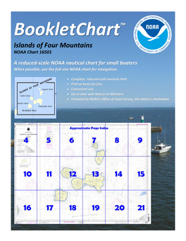 Bookletchart™ Islands of Four Mountains NOAA Chart 16501