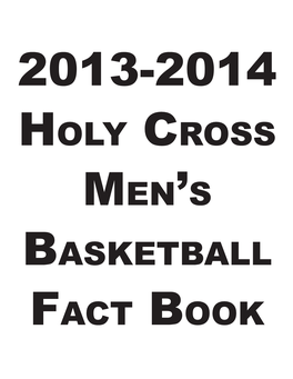 2013-2014 Basketball Fact Book.Indd