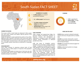 South Sudan FACT SHEET