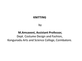 Warp Knitting Machine