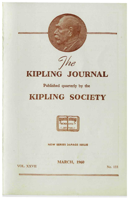 Rudyard Kipling 6 RUDYARD KIPLING — A