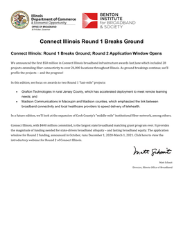 Connect Illinois Round 1 Breaks Ground