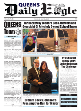 Dromm Backs Johnson's Presumptive Run for Mayor Far Rockaway