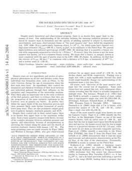 Arxiv:Astro-Ph/0406316 V1 14 Jun 2004