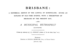 Brisbane Historical Sketch 1897