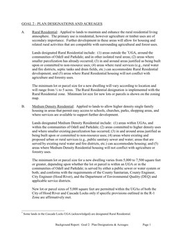 Goal 02 Land Use Planning