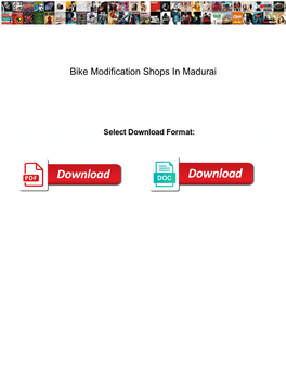 Bike Modification Shops in Madurai