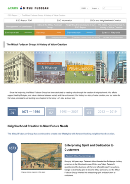 The Mitsui Fudosan Group: a History of Value Creation