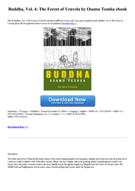 Buddha, Vol. 4: the Forest of Uruvela by Osamu Tezuka Ebook