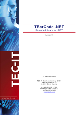 Tbarcode .NET Barcode Library for .NET