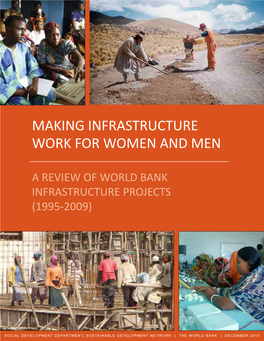 Making Infrastructure Work for Women and Men
