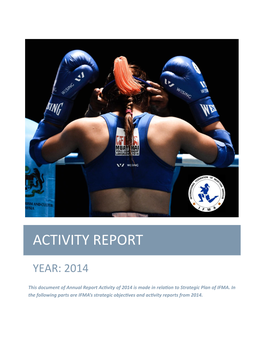 2014 Annual Activity Report