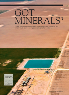 Oil and Gas Mineral Interests Are in the Spotlight—And Institutions and Private Equity Teams Seeking Passive Income Have Noticed