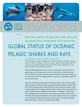 Global Status of Oceanic Pelagic Sharks and Rays