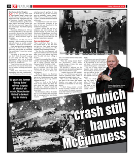 60 Years On, Former 'Busby Babe' Relives Tragedy of Munich Air Crash