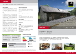 Price £320,000 Glan Y Banwy, Mathrafal, Meifod, Powys, SY22