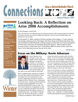 Looking Back: a Reflection on Arise 2008 Accomplishments