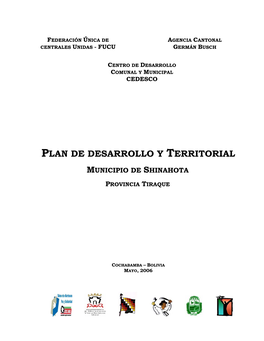 Plan De Desarrollo Y Territorial