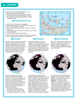 Page Spread for Location and Map Projections