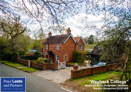 “Weybeck Cottage” Walldown Road, Hollywater, Whitehill, Bordon, Hampshire GU35 9AB