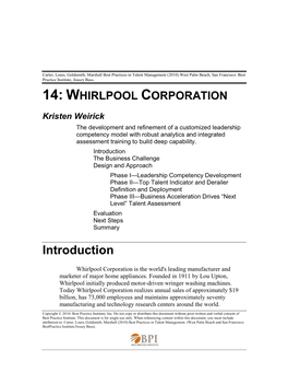 Whirlpool Corporation