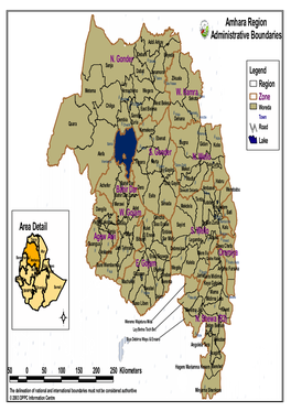 Amhara Region Administrative Boundaries