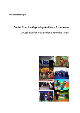 On the Couch – Capturing Audience Experience