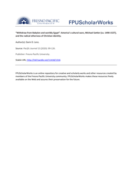 Fpuscholarworks