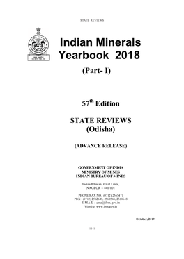 Indian Minerals Yearbook 2018