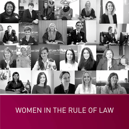 Women in the Rule of Law Women in the Rule of Law Foreword