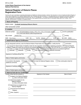 National Register of Historic Places Registration Form