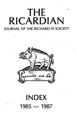 To the Ricardian