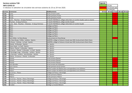 Services Scolaires TUB INFO COVID-19