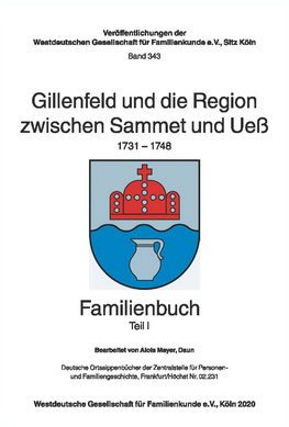 Gillenfeld Und Die Region Zwischen Sammet Und Ueß Familienbuch