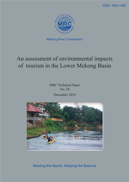 An Assessment of Environmental Impacts of Tourism in the Lower Mekong Basin