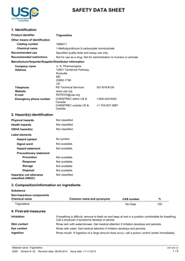 Safety Data Sheet