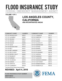 Los Angeles County, California and Incorporated Areas