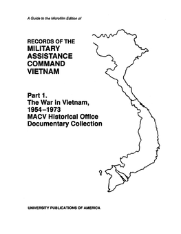 Records of the Military Assistance Command Vietnam