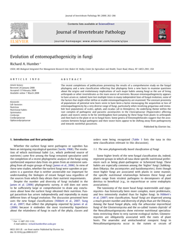 Journal of Invertebrate Pathology 98 (2008) 262–266
