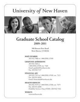 Graduate School Catalog 2009–2011