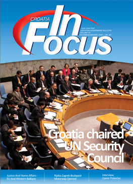 Croatia Chaired UN Security Council