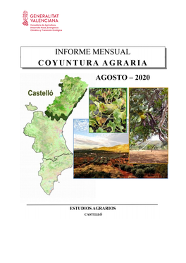 Resumen Climático Mensual En La Comunidad Valenciana