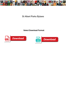 St Albert Parks Bylaws