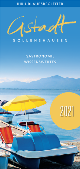 Ihr Urlaubsbegleiter G O L L E N S H a U S E N Gastronomie Wissenswertes