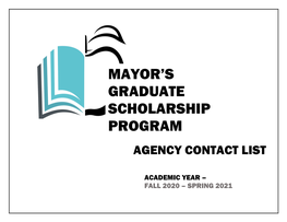 Mayor's Graduate Scholarship Program