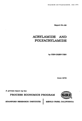 Acrylamide, Polyacrylamide